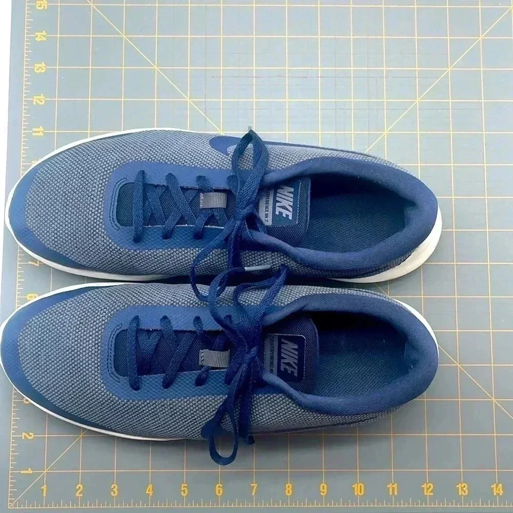 Nike Flex Experience RN 7 Sneakers Men’s 11 Blue Tie Athletic Xm‎ Comfort Sports